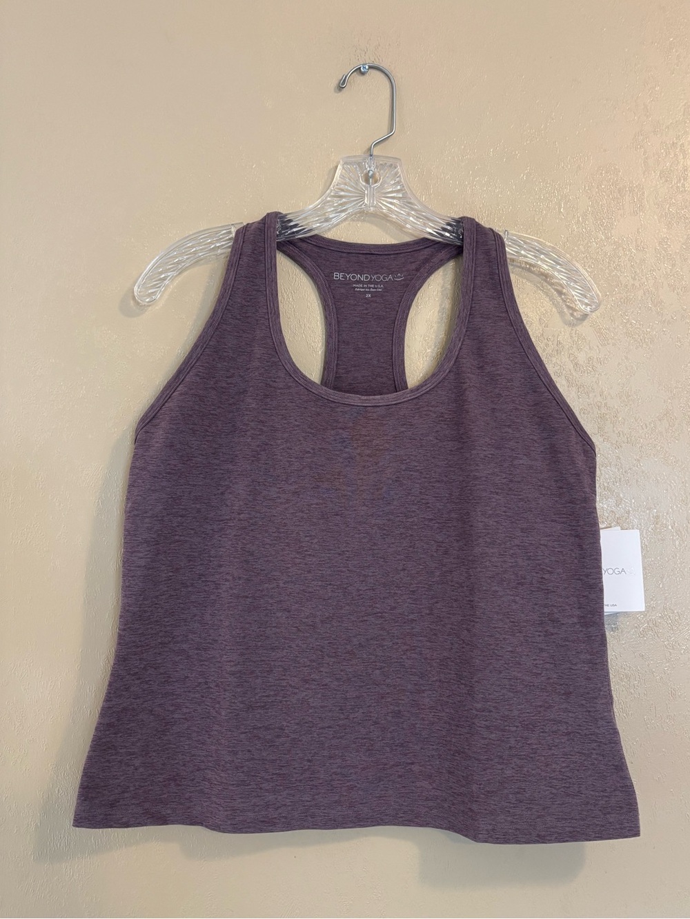 NWT Beyond Yoga Spacedye Step Up Racerback Tank sz 2X